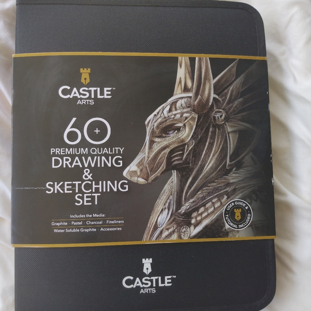 Castle Arts 60+ Drawing & Sketching Set.